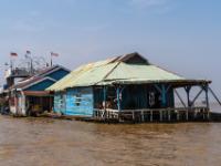 Schwimmendes Haus und Restaurant am Tonle Sap See - Kampong Phluk - Kambodscha